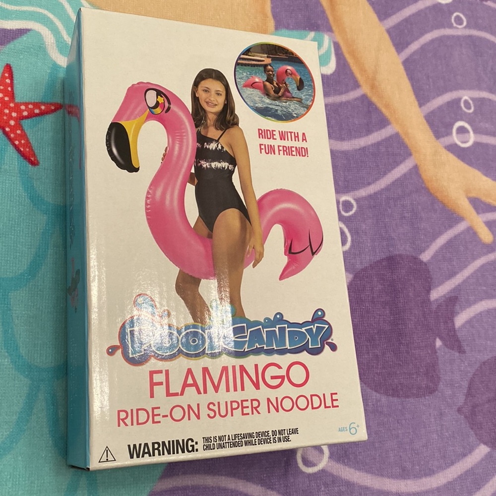 PoolCandy Inflatable Flamingo 🦩 Swim Noodles - Picture 10 of 13